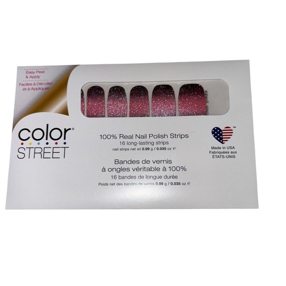 Color Street nail strips 100% real polish strips Atomic Sparkle style New pack - Picture 1 of 4